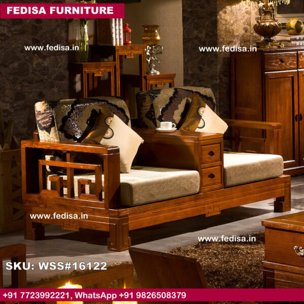 Wooden Leather Sofa Set Pu Sofa Set Ikea Couch Set 7 Seater Sofa With Table