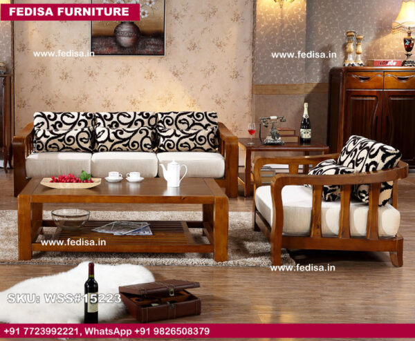 Fedisa Wooden Furniture Spring Sofa Set Old Sofa Set Near Me 2 And 3 Seater Leather Sofa Sets