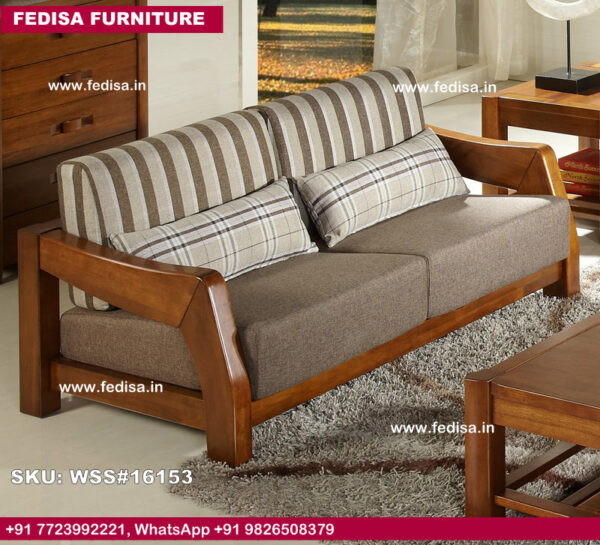 Wooden Street Wooden Sofa 5 Seater Sofa L Shape Wooden Setty Set 3 Piece Sofa Set Sale
