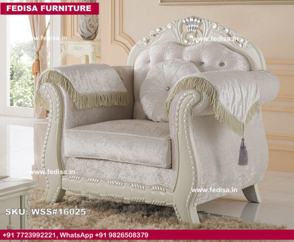 Sagwan Wood Sofa Set Round Shape Sofa Set Seti Sofa Set Lotus Sofa Set