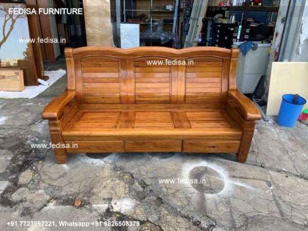 Wooden Sofa Set For Drawing Room Wooden Sofa Settee 5 Seater Sofa Set Teak Wood L Shape Teak Wood Sofa