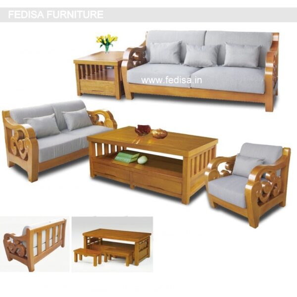 Teak Wood Corner Sofa Set Furniture Legs Sofa Replacement Parts Wooden Sofa Legs Set Of 4 Sofa Set Low Price Wooden Wood Sofa Seat