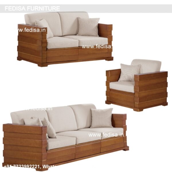 Wooden Sofa Set 3 Seater Burma Teak Wood Sofa Wooden Sofa Set Corner
