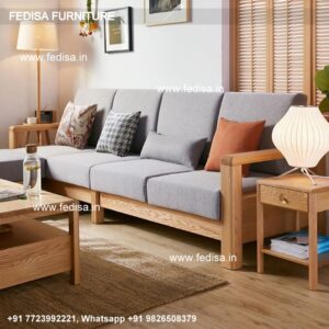 Large Wooden Sofa & Table Set Bed Sofa Set L Shaped Leather Couch Cheap Couch Sets