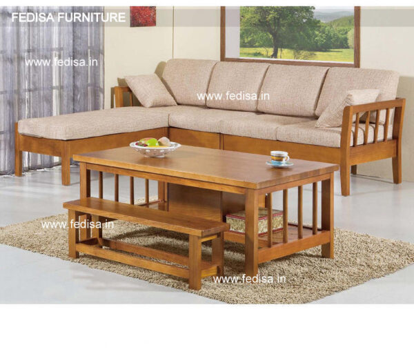 Teak Wooden Sofa Affordable Sofa Set Small U Shaped Sofa Soft Sofa Set
