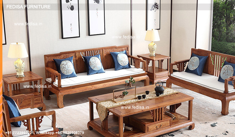 Elegant Wooden Sofa Sectional And Recliner Set Long L Shape Sofa Small Living Room Furniture Sets