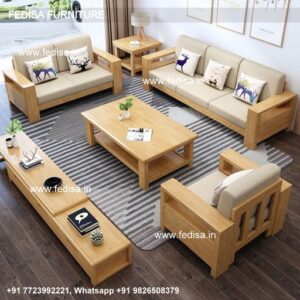Cost Of Wooden Sofa Set Brown Living Room Sets L Shaped Couches For Sale Near Me Setti Sofa Set
