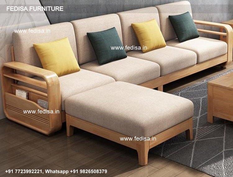 Winster Wooden Sofa Ethnic Sofa Set Urban Ladder L Shaped Sofa Leatherette Sofa Set