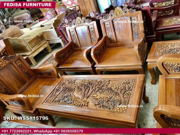 Original Teak Wood Sofa Set Sitting Room Sofa Set Wooden Sofa Set Online Flipkart Sofa Set Shop