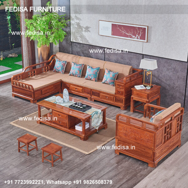 L Type Wooden Sofa Wooden Corner Sofa Wooden Sofa Price L Shape Wooden Sofa