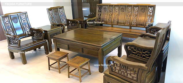 Types Of Wooden Sofa 5 Seater Sofa Set Teak Wood L Shape Teak Wood Sofa Heavy Wooden Sofa Set