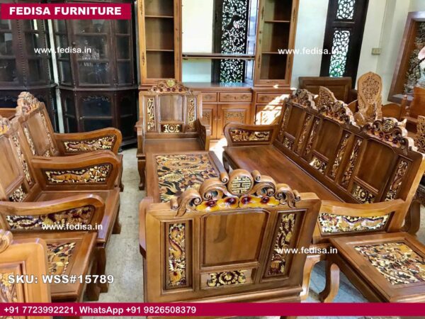 Wooden 7 Seater Sofa Wooden Couch Set Low Cost Wooden Sofa Set Sagwan Wood Sofa Price