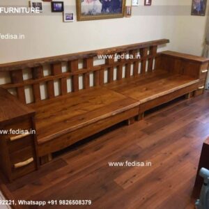 Maharaja Wooden Sofa Five Seater Wooden Sofa Fully Wooden Sofa 3 Seater Wooden Sofa Size