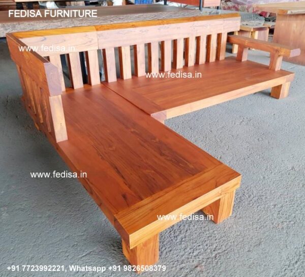 Wooden Sofa 3 Seater Price Fedisa Wooden Sofa Sofa Set Without Wood Wooden 7 Seater Sofa