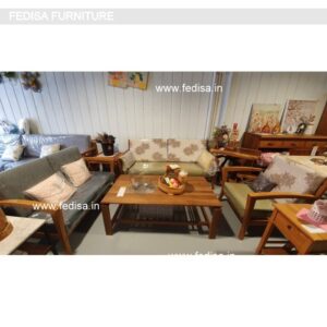 Wooden Fabric Sofa Set 2 Seater Sofa Set Cream Sofa Set Contemporary Sofa Set