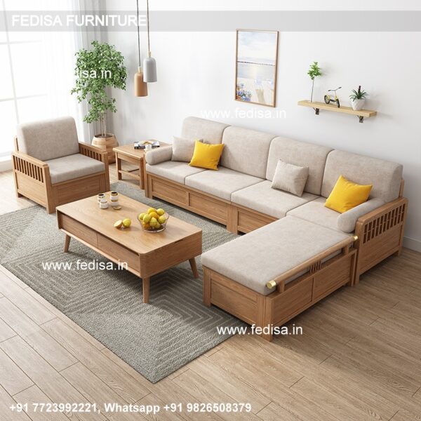 Wooden Sofa 7 Seater Purple Sofa Set Velvet Living Room Set Elegant Sofa Set