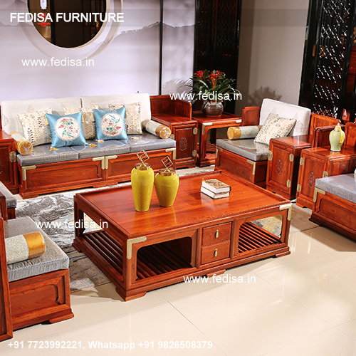 Wooden Sofa Set Under 25012 Olive Green Sofa Set Modern U Shaped Sofa Sagwan Wood Sofa