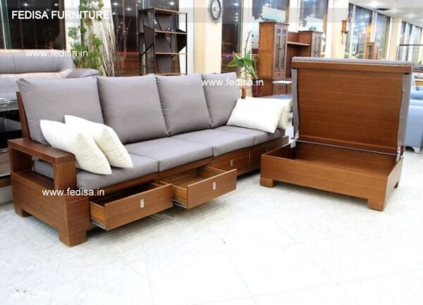 Teak Wood Sofa Set Cushions Navy L Shaped Couch Pink L Shaped Sofa Studded Sofa Set