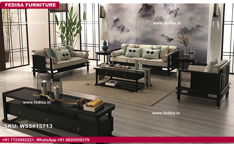 Wooden Sofa 4 Seater Indian Teak Wood Sofa Set Kendalwood Furniture Sofa Set Sagwan Ki Lakdi Ka Sofa Set