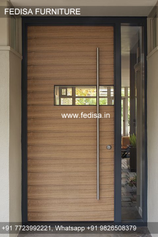 Door Attached Window Design Ss Gate Design Single Door Wooden Door Sunmica Design