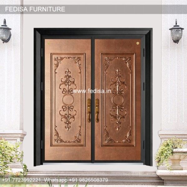 Iron Gate For Main Door Plain Wooden Door Design Door Design Double Palla