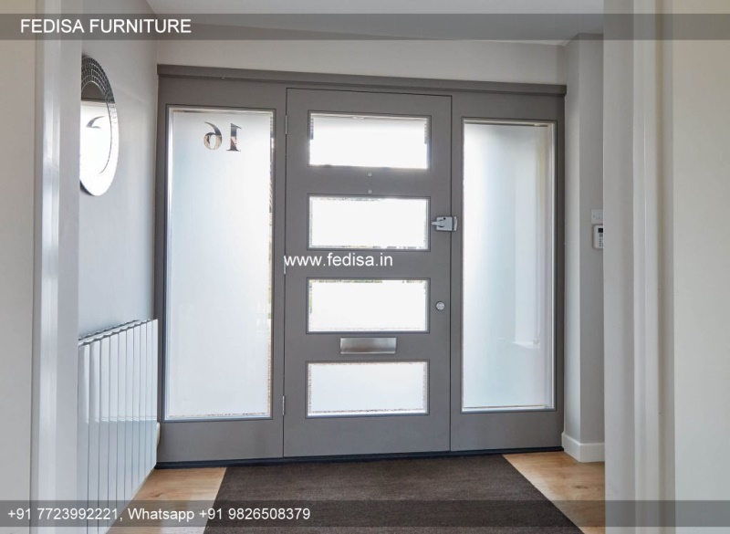 Front Door Side Glass Design Sliding Door Design For Main Door Manichitrathazhu Door Design