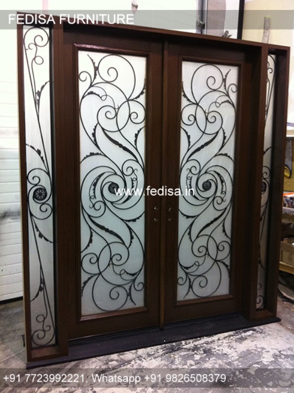 Double Door Safety Door Design Jali Wala Palla New Dizain Door