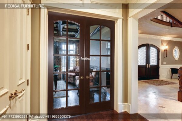 Wooden Round Single Door Design Front Door Chokhat Design Front Door Chokhat Design