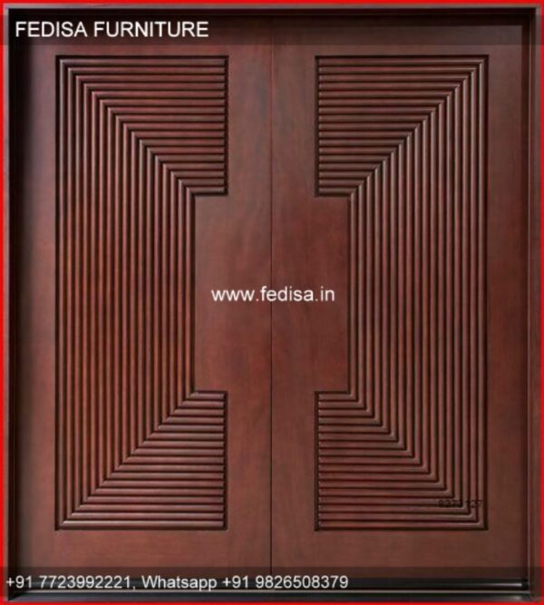 Door Paint Design, Pooja Room Door Designs For Home | Decorative Wooden Door Latest