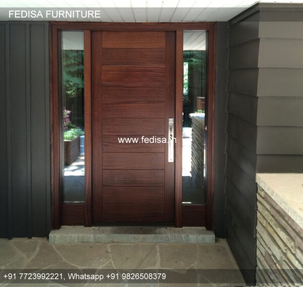 Wooden Double Door Design, Front Single Door Designs For Indian Homes | Decorative Wooden Door Latest