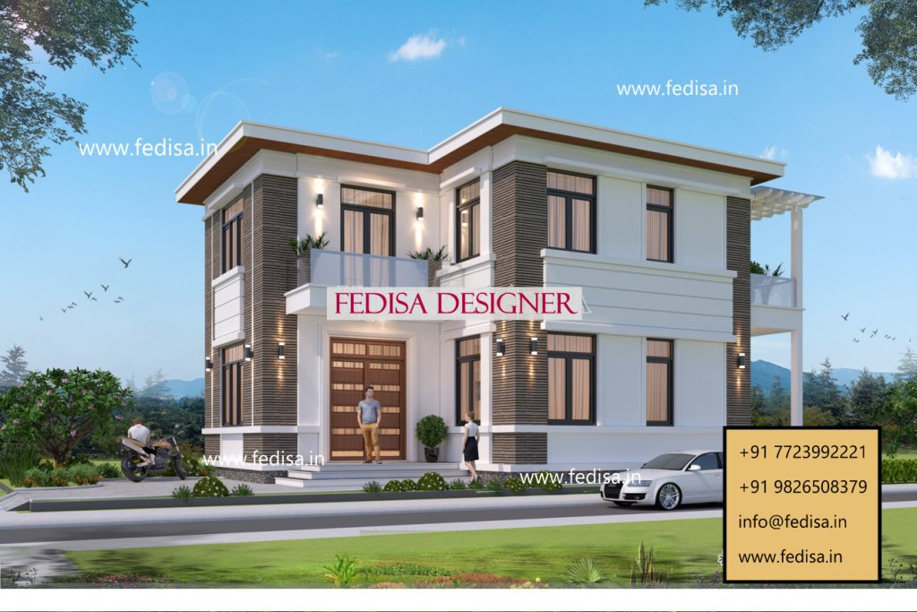 Exterior Colour Combinations Luxury Private Pool Villa 40x50 House Affordable Plans House Plans