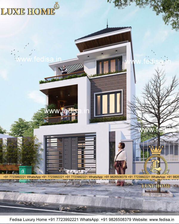 Roof House Design Luxury Modern Villas House Design With Balcony Almirah Door Design