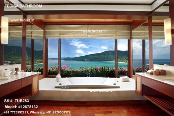 Garden Tub, Powder Room Ideas | Best Bathtub Designs In India