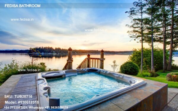 Jacuzzi Tub, Powder Room Decor Ideas | Best Bathtub Designs In India