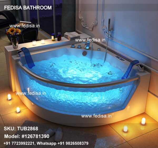 Jacuzzi Tub, Bathroom Wall Tile Ideas For Small Bathrooms | Best Bathtub Designs In India