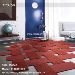 Burgundy Carpet Furry Rug Broadloom Carpet