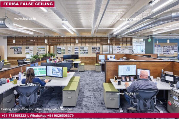 Office Gypsum Ceiling Design Ceiling With Wood Design Steakhouse Interior Design