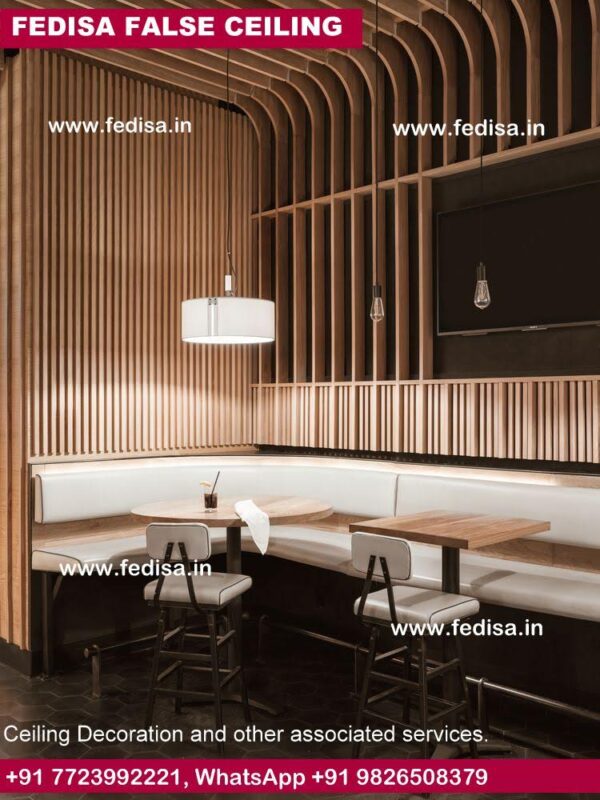 False Ceiling Design For Office Cabin Flat Pop Design Seafood Restaurant Interior Design