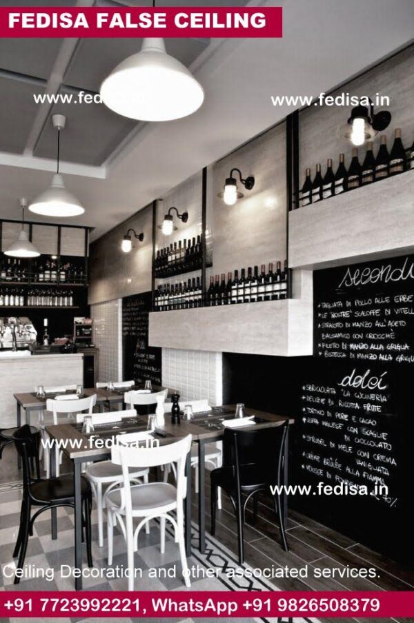 Office Fall Ceiling Ceiling Design For Gallery Coffee Interior