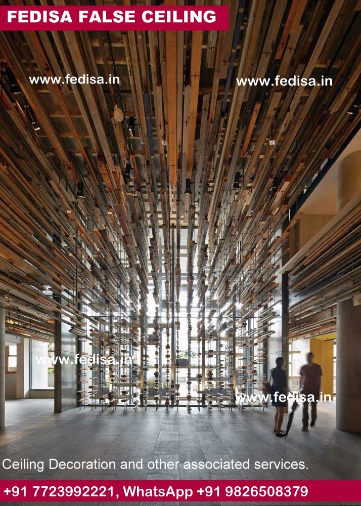 Small Office False Ceiling Design Cement Pop Simple Design Frank Lloyd Wright Hotel