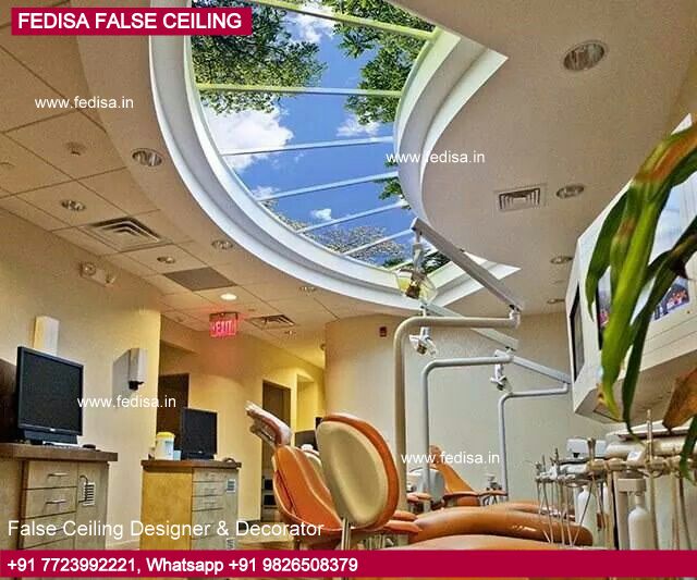 Office Pop Design Gipson False Ceiling 5 Star Hotel Room Interior