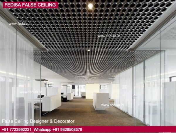 Office Room Ceiling Design Sky False Ceiling Elegant Lobby Design