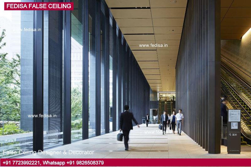 Office Roof Ceiling Design Pop Circle Design One Page Menu Design