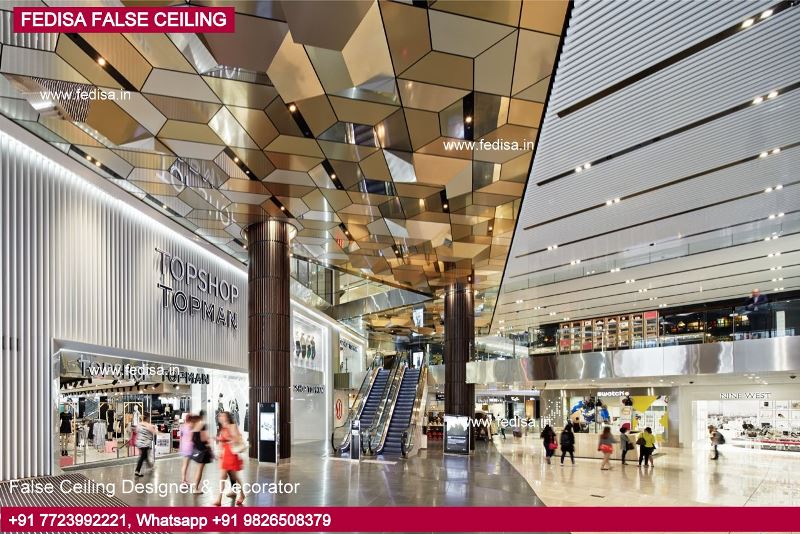 False Ceiling For Office Space Pop Simple Flower Design Aia Restaurant