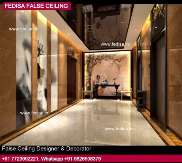Small Office Ceiling Design False Ceiling Round Design Art Deco Restaurant Design