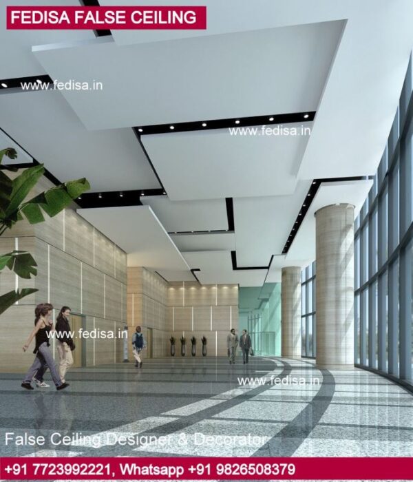 Office Pop Ceiling Living Room False Ceiling Design With Fan Front Menu Design