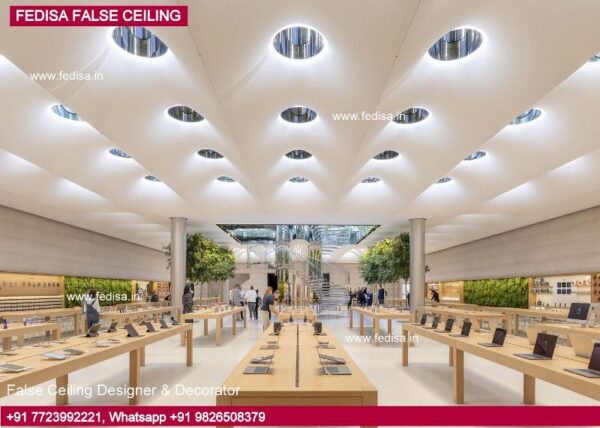 Simple False Ceiling Design For Office False Ceiling Ke Design Small Cafe Layout