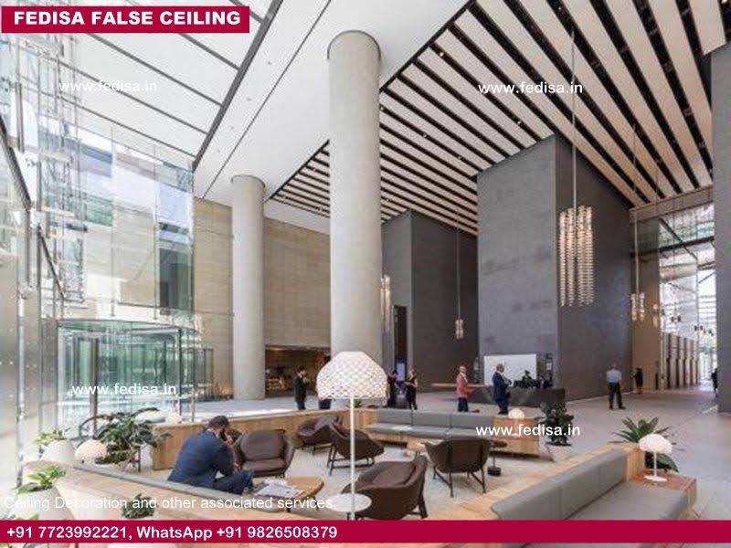 Fall Ceiling Design For Office Pop Ke Minus Plus Ke Design Design Cafe Classic