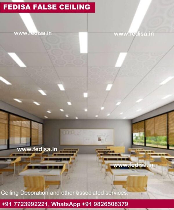 False Ceiling Design For Office Cabin Murga Jali False Ceiling Design Scandinavian Cafe Interior Design