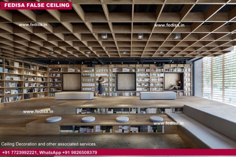 Office Cabin False Ceiling Design Design Pop Design Cafe Wood Interior Design